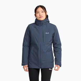 Damen-3‑in‑1‑Jacke Jack Wolfskin Hunberg 2 3IN1 midnight sky