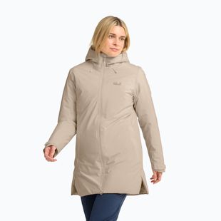 Damen-Regenjacke Jack Wolfskin Heidelstein 2 Ins oyster