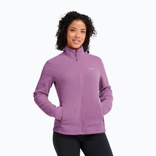 Fleecejacke für Damen Jack Wolfskin Taunus 100 Full Zip vivid orchid