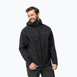 Jack Wolfskin Herren Regenjacke Kammweg 3L Jkt M grau 1115831