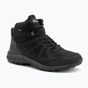 Trekkingschuhe Herren Jack Wolfskin Woodland 2 Texapore Mid black