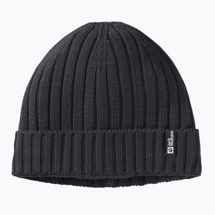 Jack Wolfskin Rib Knit Wintermütze schwarz