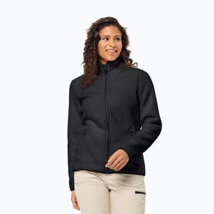 Jack Wolfskin Damen Fleece-Sweatshirt High Curl schwarz