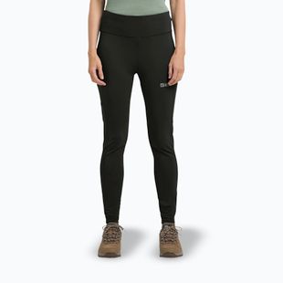 Jack Wolfskin Damen-Trekkinghose Klintal Tights schwarz