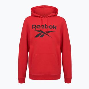 Hoodie Herren Reebok Identity Big Logo Fleece Hoodie vecred/black
