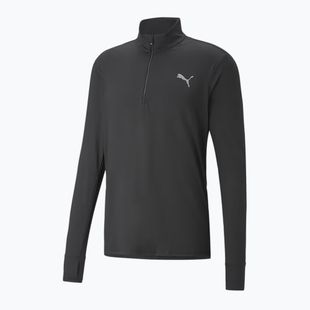 Herren PUMA Run Favorite 1/4 Zip Laufsweatshirt schwarz
