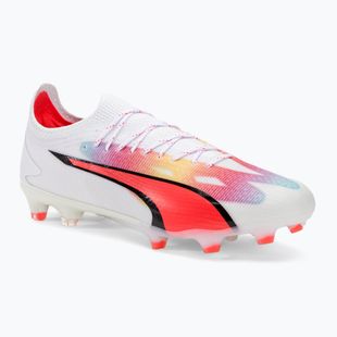 PUMA Ultra Ultimate FG/AG Herren Fußballschuhe puma weiß/pum schwarz/fire orchid