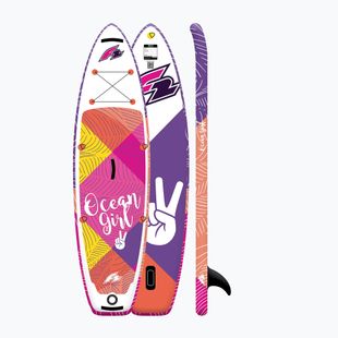 F2 Ocean Girl Kinder SUP Brett 9'2" rosa
