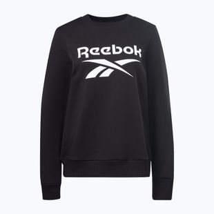 Hoodie Sweatshirt Damen Reebok Identity Big Logo Fleece Crew black