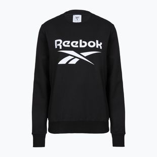 Hoodie Sweatshirt Damen Reebok Identity Big Logo Fleece Crew black