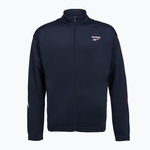 Hoodie Sweatshirt Herren Reebok Identity Vector Knit vecnav/vecred