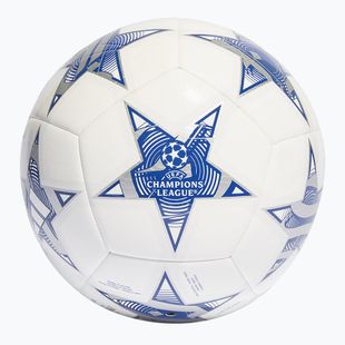 adidas UCL Club 23/24 Fußball weiß/eisen-metallic/shock purple/bright cyan Größe 4