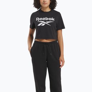 Shirt Damen Reebok Identity Big Logo Crop Tee black