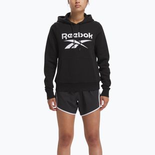 Hoodie Sweatshirt Damen Reebok Identity Big Logo Fleece black