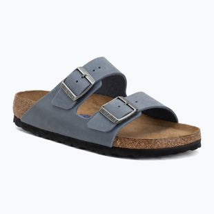 Schlappen BIRKENSTOCK Arizona Soft Footbed Oiled Leather Narrow elemental blue