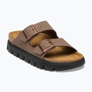 Badelatschen BIRKENSTOCK Arizona Chunky Birkibuc mocca