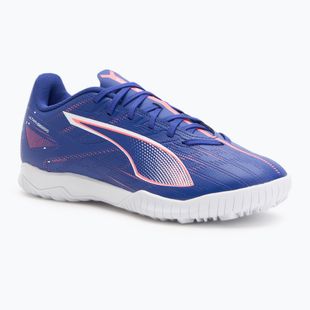 PUMA Ultra 5 Play TT Herren Fußballschuhe Lapislazuli/Puma Weiß/Sunset Gloe