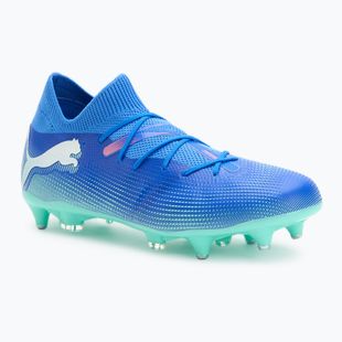 Fußballschuhe PUMA Future 7 Match MxSG blue mazing/puma white/electric peppermint