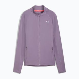 Damen Laufshirt PUMA Run For Her Ribbed Full Zip blass Pflaume