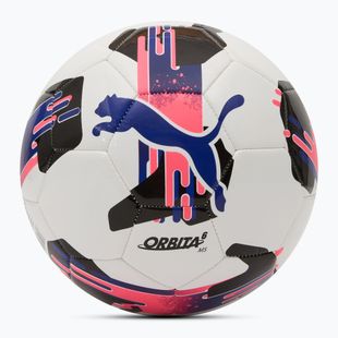 Fußball PUMA Orbita 6 MS puma white/lapis lazuli/sunset glow Größe 3