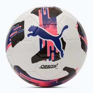 Fußball PUMA Orbita 6 MS puma white/lapis lazuli/sunset glow Größe 5