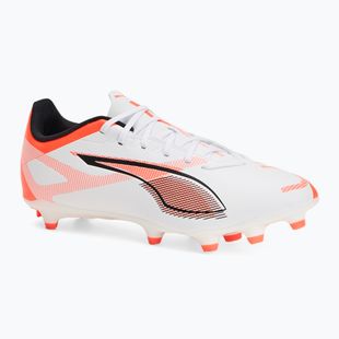 Fußballschuhe PUMA Ultra 5 Play FG/AG puma white/puma black/glowing red