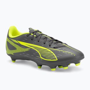 Fußballschuhe PUMA Ultra 5 Play FG/AG matte aged silver/yellow alert/puma aged silver