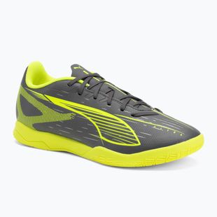 Fußballschuhe Herren PUMA Ultra 5 Play IT matte aged silver/yellow alert/puma aged silver