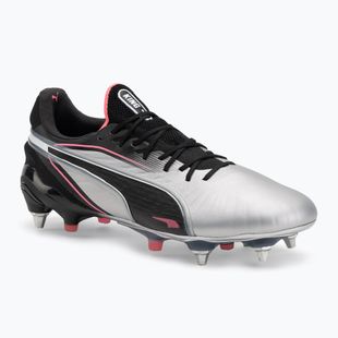Fußballschuhe Herren PUMA King Ultimate MxSG puma silver/puma black/sun struck/puma white