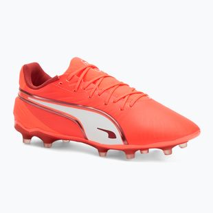 Fußballschuhe Herren PUMA King Match FG/AG glowing red/puma white/red fire