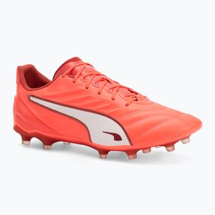 Fußballschuhe Herren PUMA King Pro FG/AG glowing red/puma white/red fire