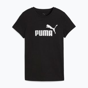 Shirt Damen PUMA ESS Metallic No. 1 Logo Tee puma black/metallic silver