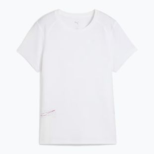 Laufshirt Damen PUMA Run Graphic Mesh Tee puma white