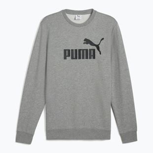 Hoodie Sweatshirt Herren PUMA ESS No. 1 Logo Crew TR medium gray heather