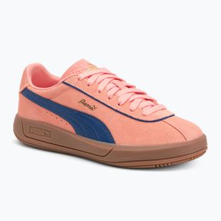 Schuhe Damen PUMA Club Klassika Suede pink fruit/blazing blue/puma gold
