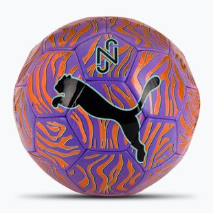 PUMA Neymar Jr. Fußball. Grafik orange mohn/puma schwarz Größe 5