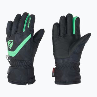 Skihandschuhe Kinder ZIENER Loriko AS gray ink camo