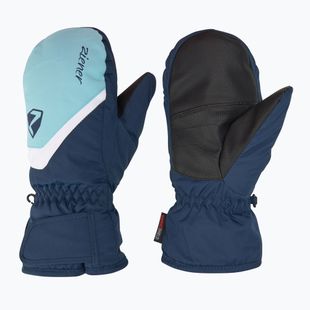 Skihandschuhe Kinder ZIENER Loriano Aquashield Mitten dark navy