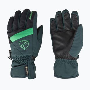 Skihandschuhe Kinder ZIENER Leif GTX dark jungle