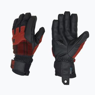 Skihandschuhe Herren ZIENER Gonno Aquashield woody brown