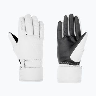 Skihandschuhe Damen ZIENER Kisar Aquashield white