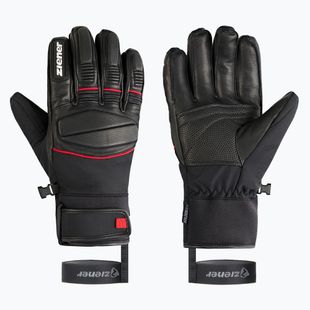 Herren-Skihandschuhe ZIENER Gomin-Z AS black/red