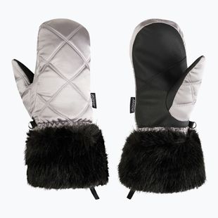 Damen-Skihandschuhe ZIENER Kwinzi-Z Mitten metallic silver