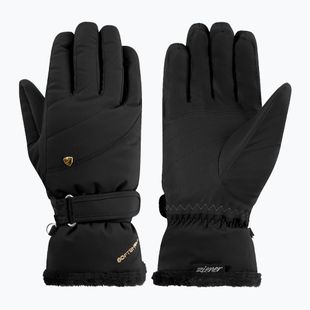 Damen-Skihandschuhe ZIENER Keaka-Z Aquashield PR black/gold art.