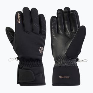 Damen-Skihandschuhe Ziener Kehnia-Z Aquashield PR Glove black/rose metallic
