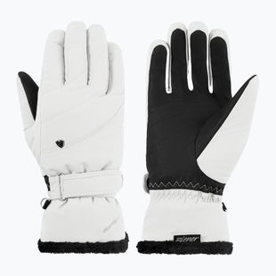 Damen-Skihandschuhe ZIENER Keaka-Z Aquashield PR white