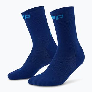 CEP Women's Compression Socks Run Mid Cut 5.0 dunkelblau