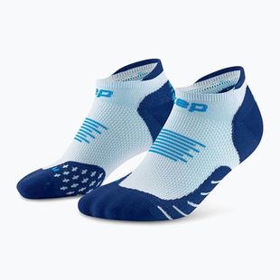 CEP Herren Kompressionssocken Run No Show 5.0 ice/blau