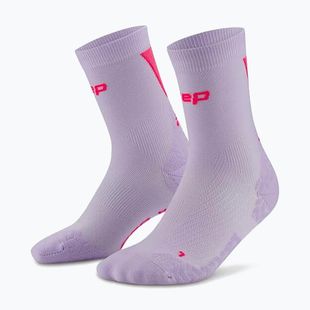 Damensocken CEP Ultralight Mid Cut 4.0 lilac/pink