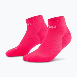 Männer Kompressionsstrümpfe CEP Run Low Cut 5.0 pink